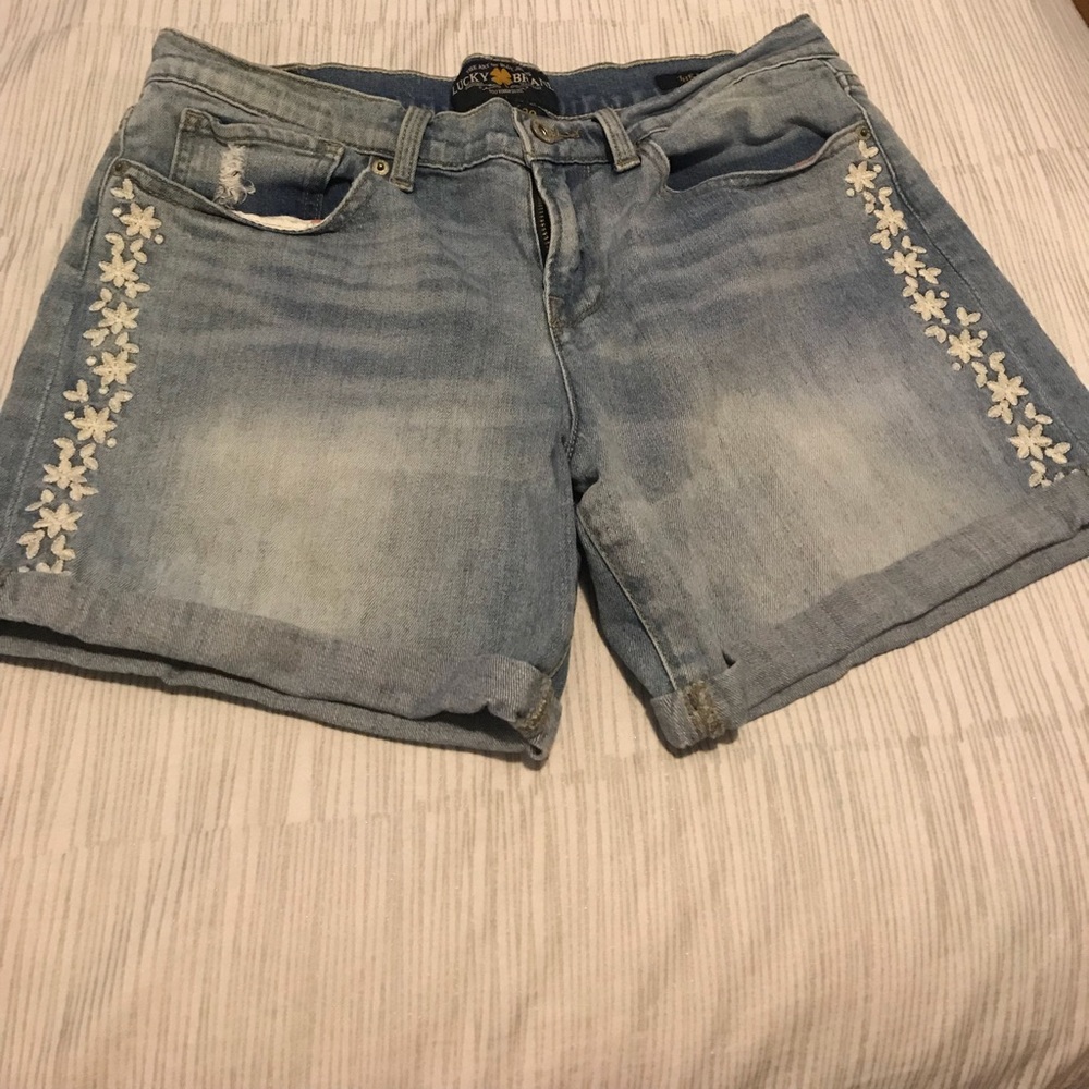 Lucky brand roll Denim shorts